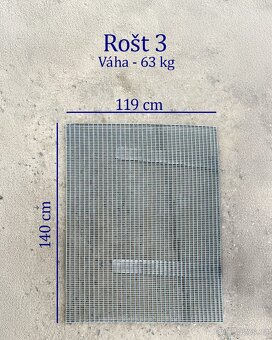 pozinkovane rosty cena 50kc /kg mame cca 3000kg - 8