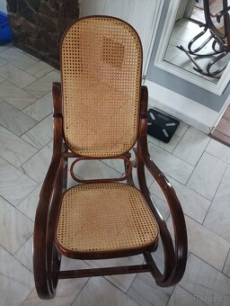 OHÝBANÉ HOUPACÍ KŘESLO VE STYLU THONET–FRANCIE, 70.–80. LÉTA - 8