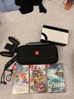 NOVÉ Nintendo switch OLED se vším + hry - 8