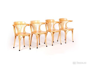 TON, české populární židle s područkami, 17 ks. - 8