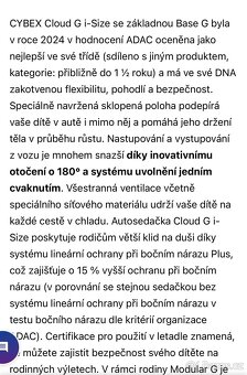 Cybex cloud G i size - 8