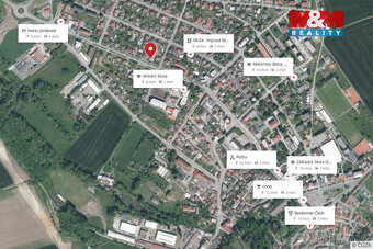 Pronájem bytu 1+kk, 22 m², Opočno, ul. Nádražní - 8
