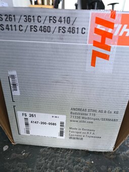 STIHL FS 261 2.0kw, Křovinořez , Nový - 8