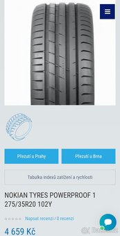 Pneu Nokian POWERPROOF 275/35/20 102y - 8