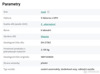Lišta nárazníku Iveco daily - 8