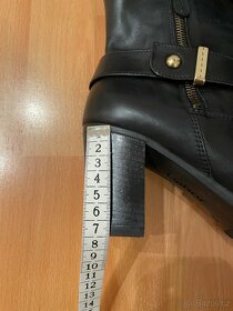 Černé kožené boty Gabor vel. 38 - 8