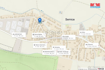 Prodej pozemku k bydlení, 840 m², Semice - 8