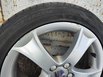 16"alu sada 5x100 origo Seat Ibiza 3 Fabia 2 Rapid Polo Fox - 8