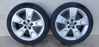 Alu kola Škoda 16" 5x100, letní Kumho 205/45R16 - 8