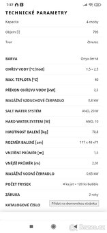 Prodám vířivku purespa Deluxe hws 800 - 8