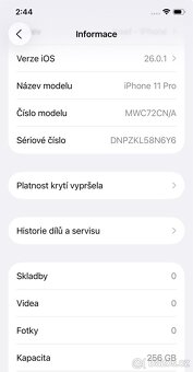 Iphone 11 pro 256gb vesmírně šeda - 8