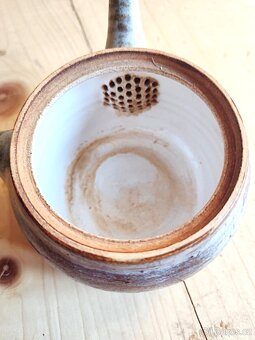 PRODAM KRASNOU CESKOU KERAMIKU – KYUSU, SET KONVICKA + SALKY - 8