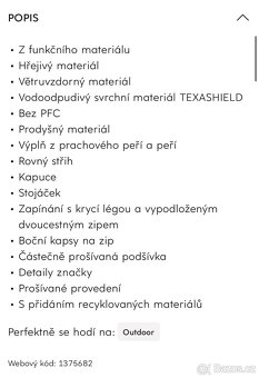 Jack Wolfskin Péřový kabát Marienplatz vel. L - 8