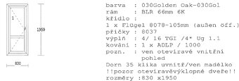 Použitá plastová okna trojskla - 8