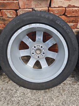 ALU Audi 5x112 17" se zimními pneu 225/50 R17 - 8
