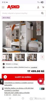 Patrová postel s úložným prostorem - 8