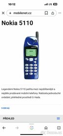 Retro Nokia 5110 vše originál Nokia - 8