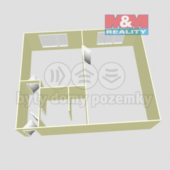 Prodej bytu 1+1, 36 m², Jirkov, ul. Pod Přivaděčem - 8