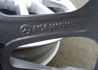 Disky originál Mercedes 17", rozteč 5x112,ET 38, šíře 6,5J - 8