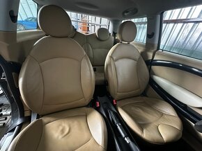mini cooper interiér světlá kůže, vyhřívané sedačky - 8