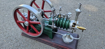 krásný velký plamenožrout vakuový motor model motoru plameno - 8