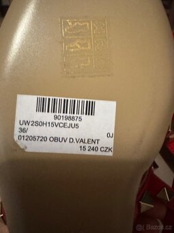Valentino garavani 36 red červene boty - 8