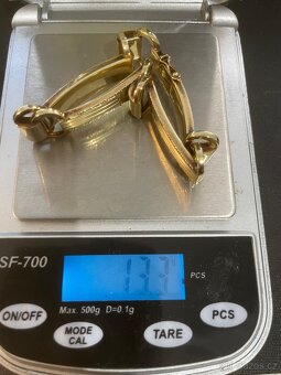 Zlatý dámský náramek 585 - 8