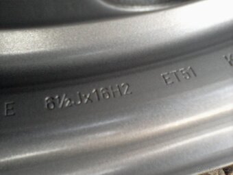 Nové 16 plechové disky VW T5,T6 Transporter,Caravelle - 8