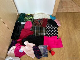 čepice, šály, rukavice, oděvní doplňky, set věcí - 8