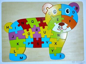 MÉĎA EDUKATIVNÍ SKLÁDAČKA PUZZLE ABECEDA (NOVÁ) - 8