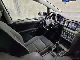 VW Golf 7 SportsVan 1.6 TDI, 81kW, DIGI KLIMA,WEBASTO, TAŽNÉ - 8