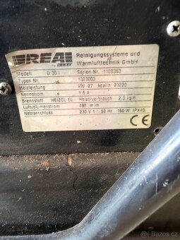 Prodám Mobilní naftové topidlo D 20 s přímým spalováním o - 8