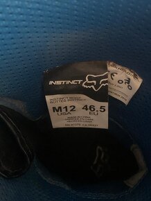 MX boty FOX Instinct (vel. 46.5, M12) - 8