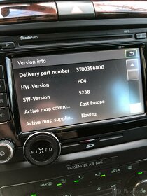 Škoda RNS 510 FIRMWARE 5238 5274 6276, mapy V17 - 8