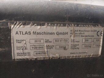 Paletové kleště ATLAS vč rotátoru KINSHOFER - 8