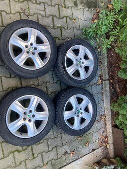 Originál ALU kola Škoda 5x100 R16 - 8