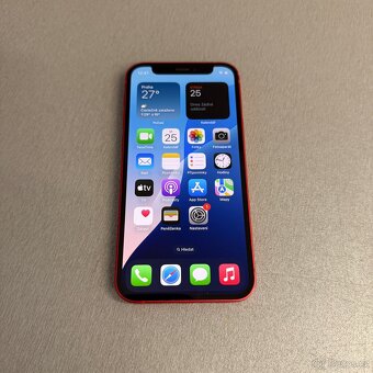 iPhone 12 mini 128GB červený, 100% baterie, záruka - 8