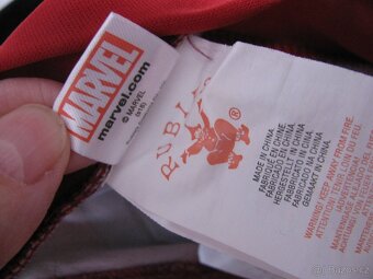 Kostýmový elastický overal-IRON MAN vel.158 - 8