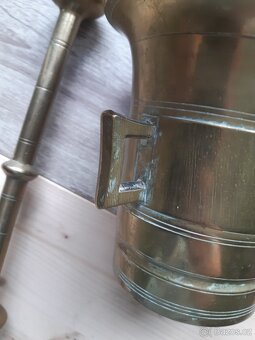 Mosazné hmoždířé s tloukem - 8