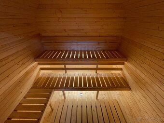 ZAHRADNÍ SUDOVÁ SAUNA QUADRO 340 cm 3QL - 8