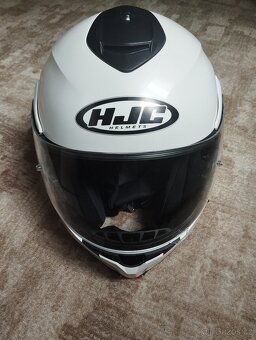 Výklopná helma HJC C91N Solid pearl white - 8
