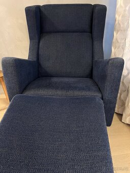Luxusní sedací souprava Phase Lamia + křeslo s taburetem - 8