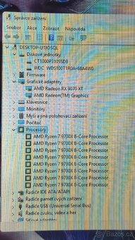 Nové herní dělo ryzen9700X/32DDR5/9070XT/2TBssd/750w záruka - 8