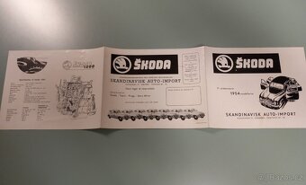 Škoda 1200 - dobový prospekt ve švédštině - 8