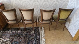 Starožitné židle ve stylu Ludvíka XVI. k jídelnímu stolu. - 8