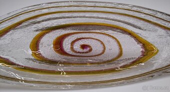 Emanuel Beránek - Luxusní velká mísa 48cm s bublinkami. - 8