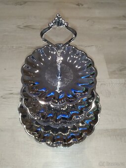 Etažér třípatrový na cukroví na cokoliv. - 8