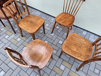 Celodřevěné retro jídelní židle TON, THONET - 8
