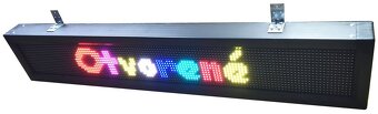 Světelná reklama barevný led panel na běžící text - 8