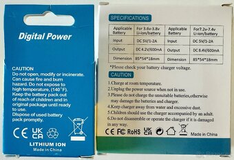 Baterie Li-Ion Power Trust VW-VBT380 3900 mAh + nabiječka - 8